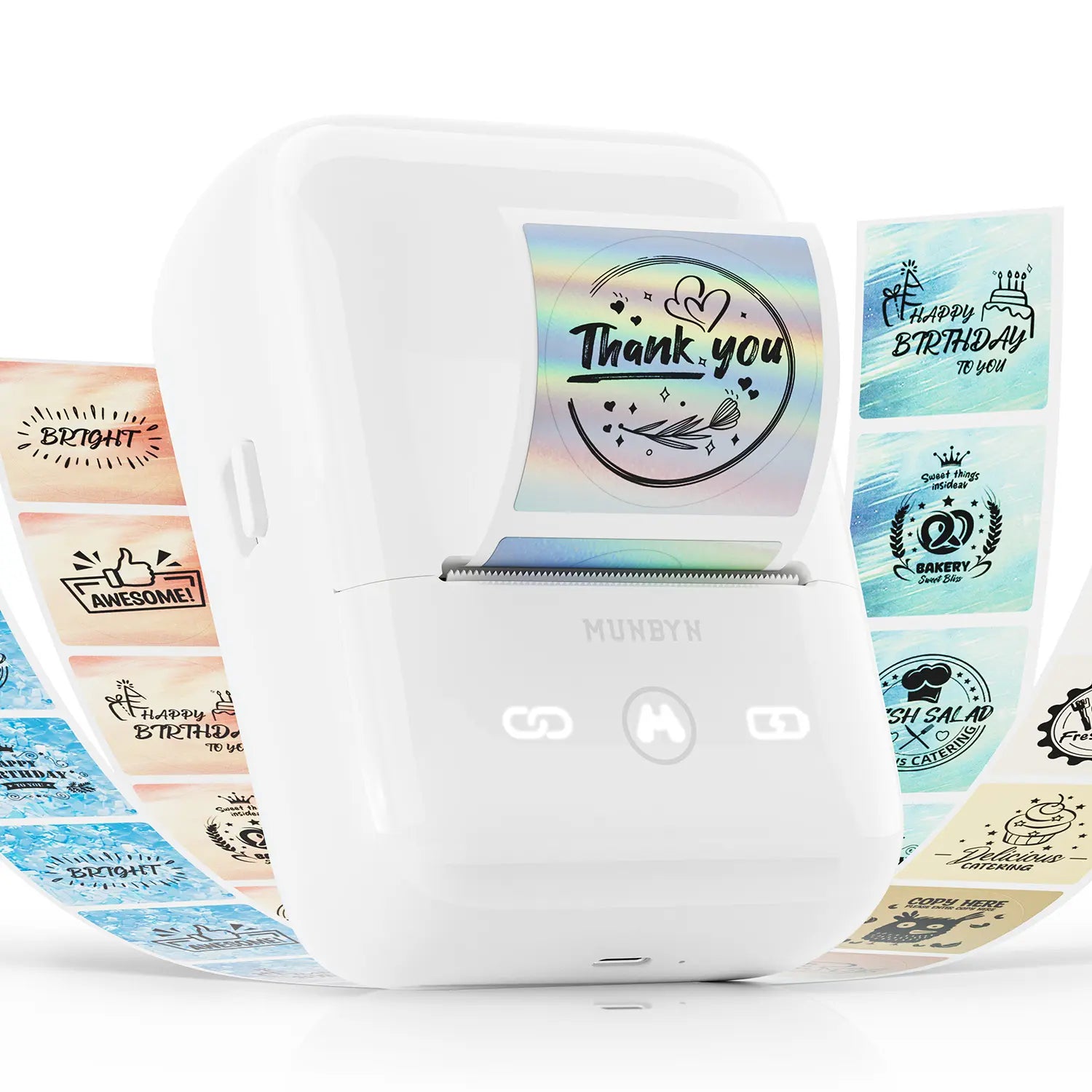 Munbyn Bluetooth tragbarer Thermodrucker FM226
