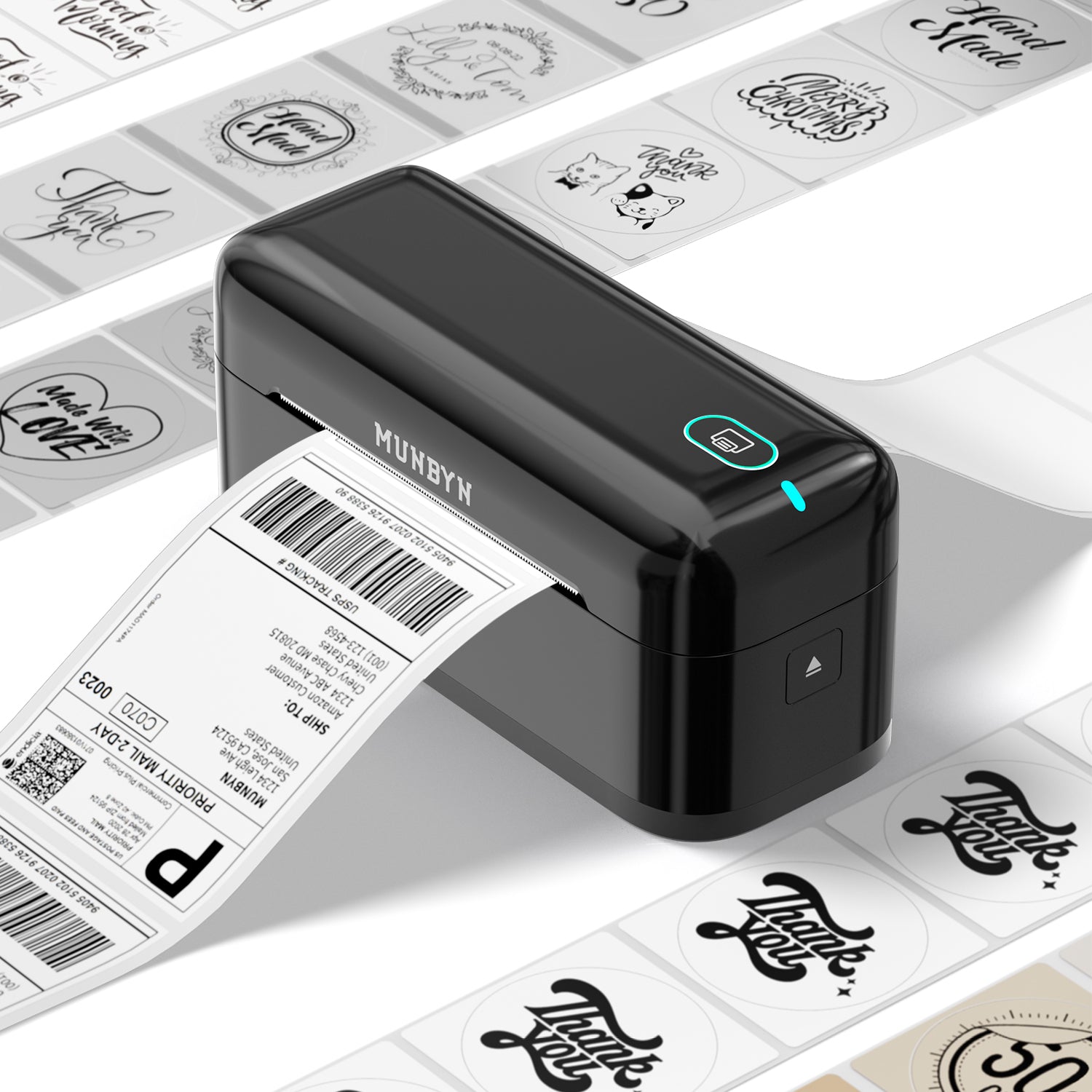 Bluetooth Etikettendrucker Thermodrucker 402