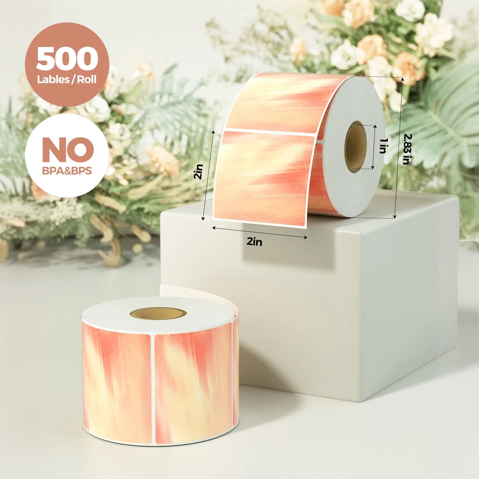 2" Aurora Farb Etiketten