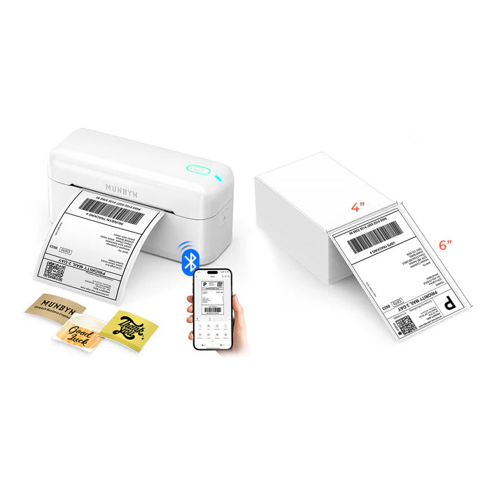 MUNBYN 402B Bluetooth Etikettendrucker Thermodrucker