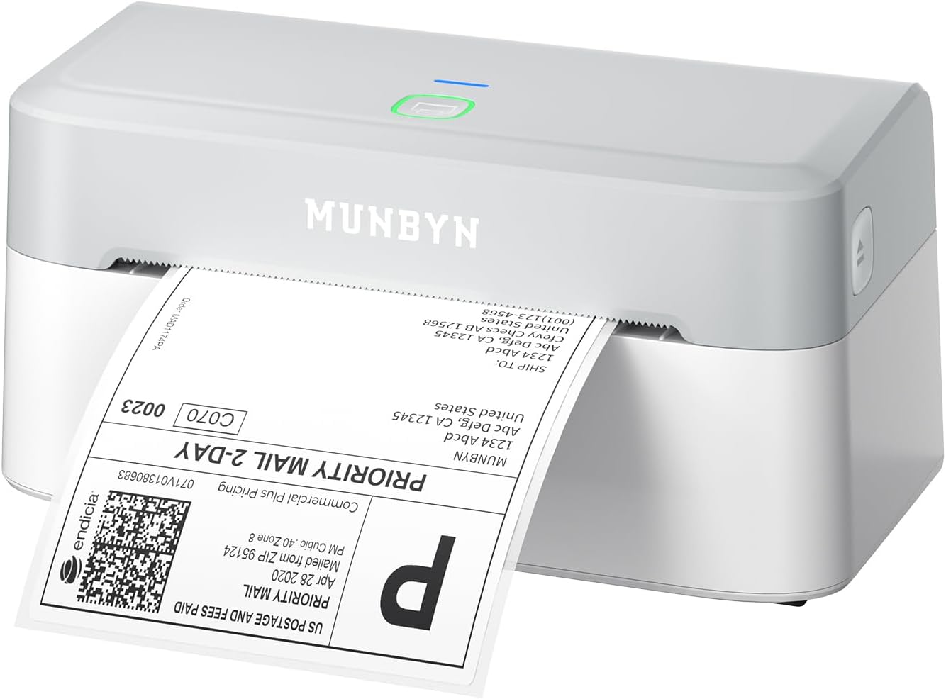 MUNBYN 403B Bluetooth Etikettendrucker, Labeldrucker Thermodrucker
