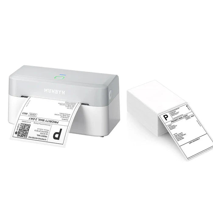 MUNBYN 403B Bluetooth Etikettendrucker, Labeldrucker Thermodrucker
