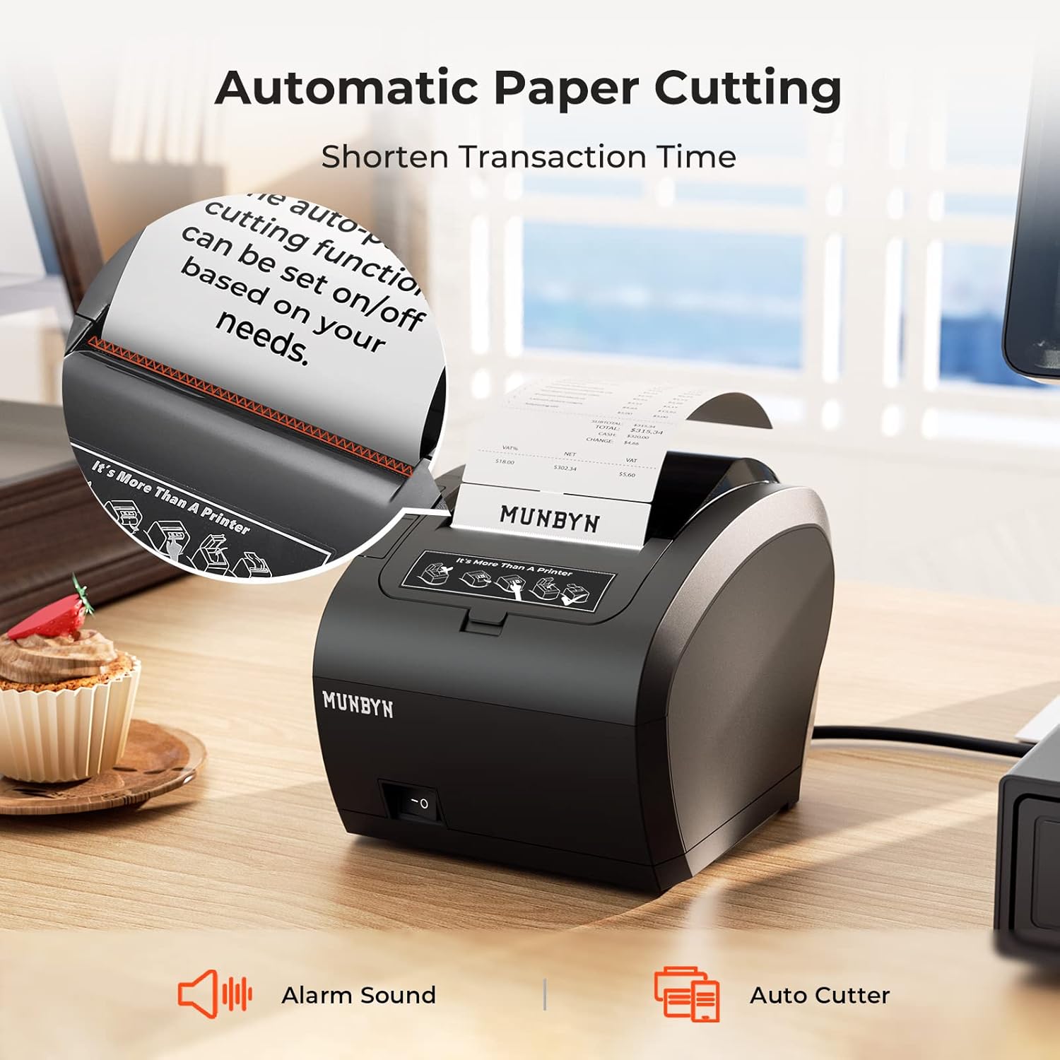 80mm WiFi+USB thermal Bondrucker POS-Drucker P047