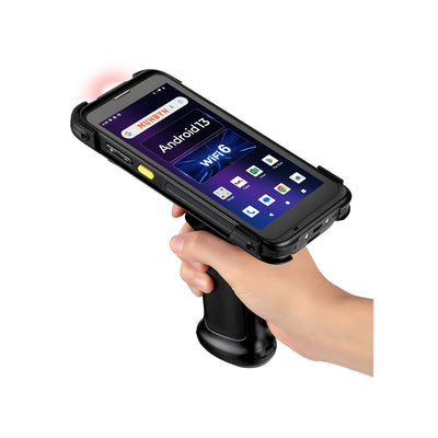 MUNBYN IPDA101P Android Barcode Scanner mit Pistolengriff