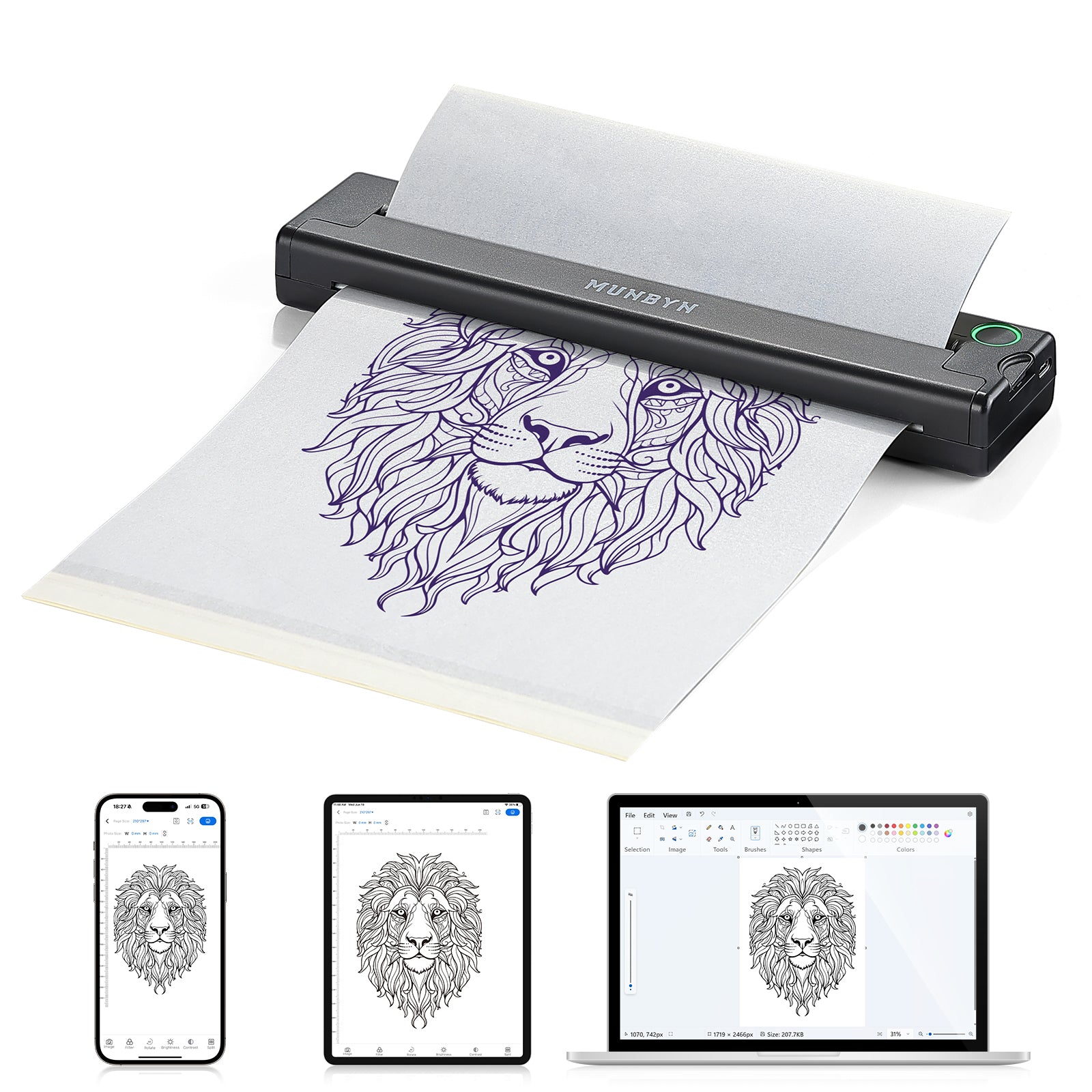 Shop Portable Thermal Stencil Printer | Electrum Supply - Electrum Premium Tattoo Supplies & Wholesale Shop Portable Thermal Stencil Printer | Electrum Supply - Electrum Premium Tattoo Supplies & Wholesale