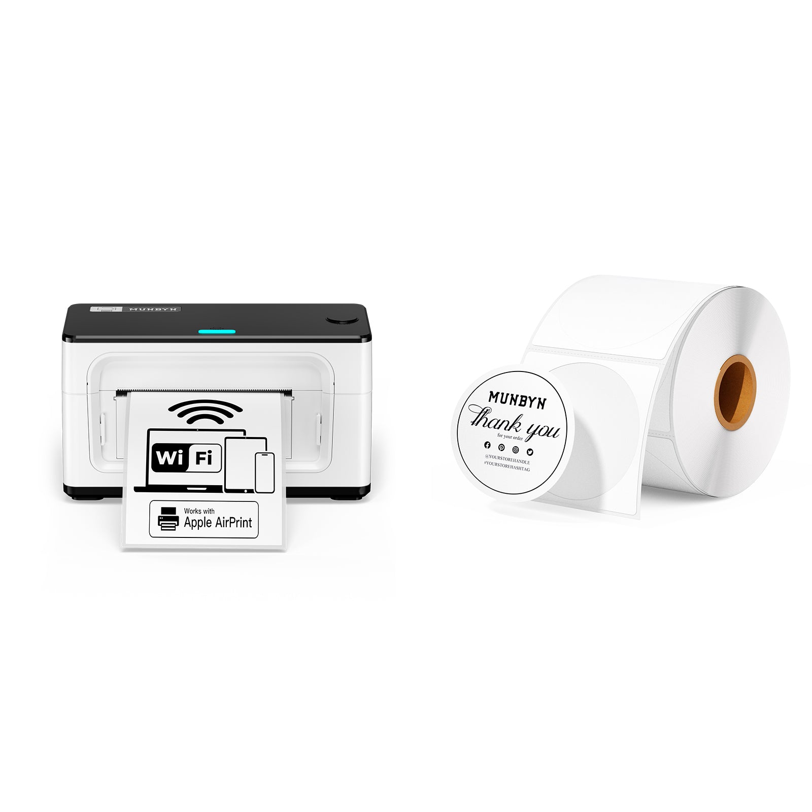 MUNBYN 941AP AirPrint Etikettendrucker Thermodrucker