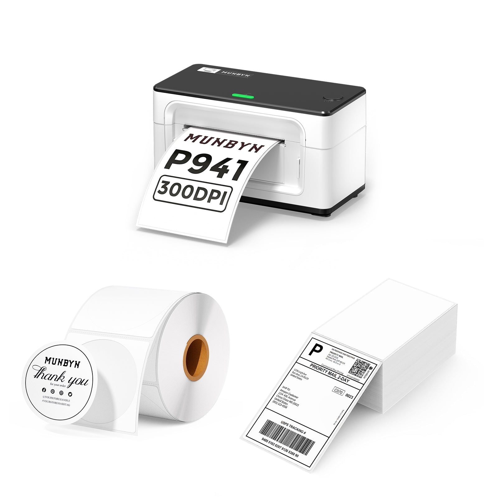RW941BP 300DPI Bluetooth Thermodrucker Kit | MUNBYN – MUNBYN DE