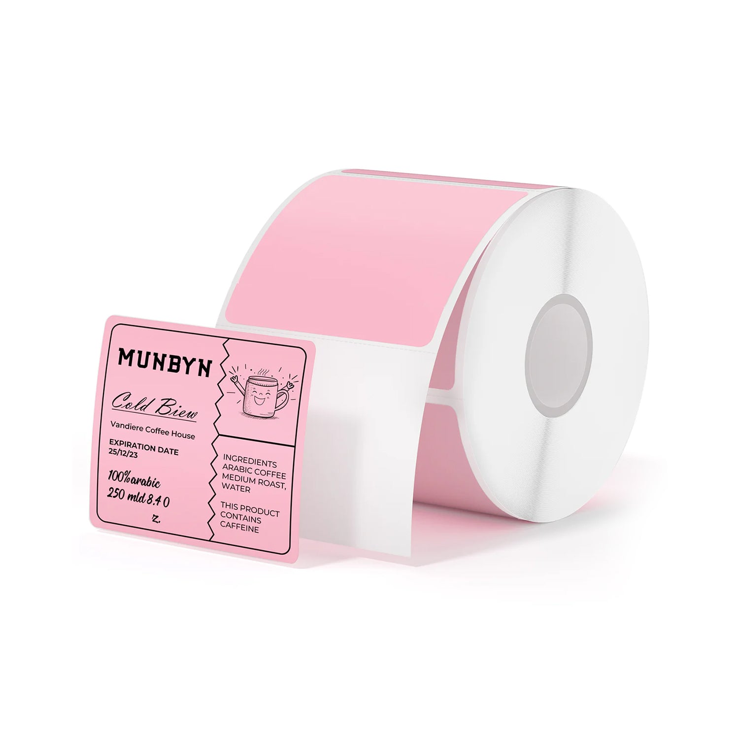 MUNBYN Étiquettes thermiques rectangulaires pour codes-barres, adresses et usages variés