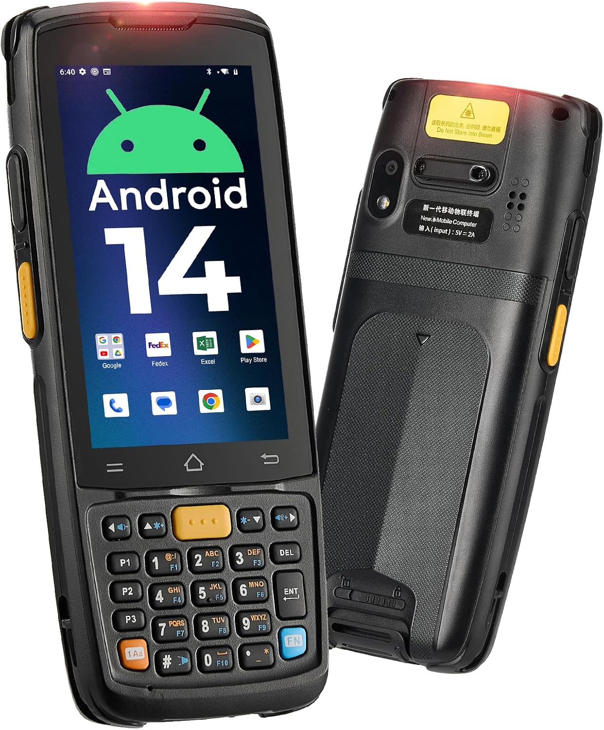 MUNBYN Android 14 Barcode Scanner MC005 for Warehouse Inventory