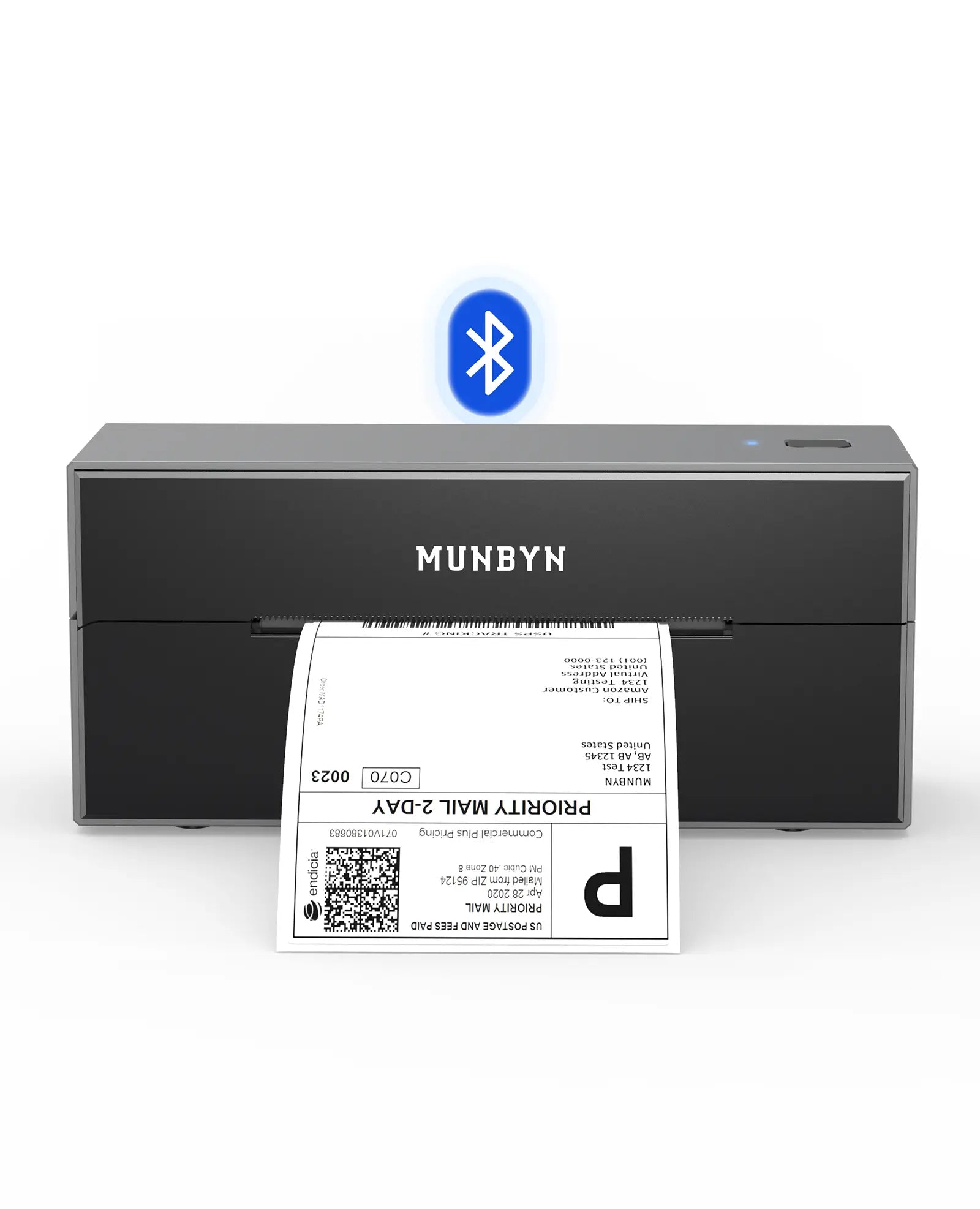 MUNBYN 129B Bluetooth Etikettendrucker Thermodrucker