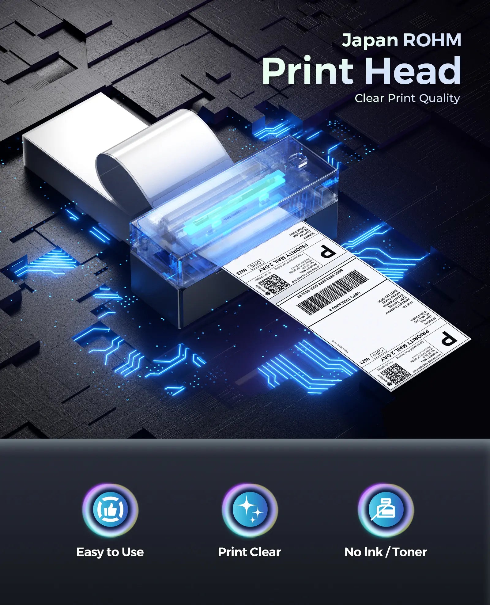 MUNBYN 129B Bluetooth Etikettendrucker Thermodrucker