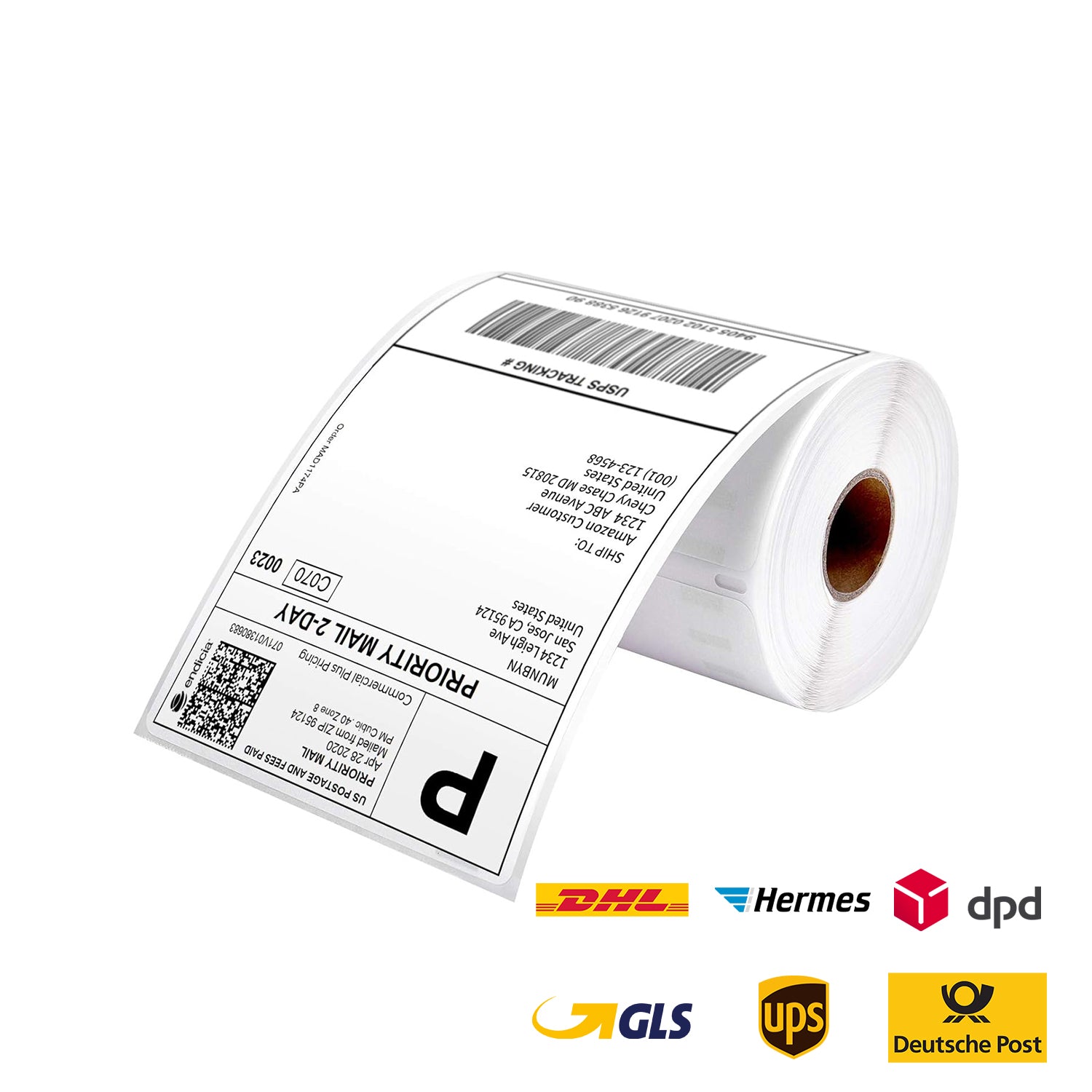 4" x 6" Versandaufkleber