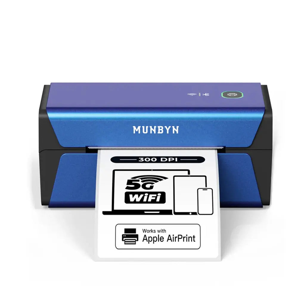 MUNBYN 401AP Airprint Etikettendrucker Thermodrucker 300DPI