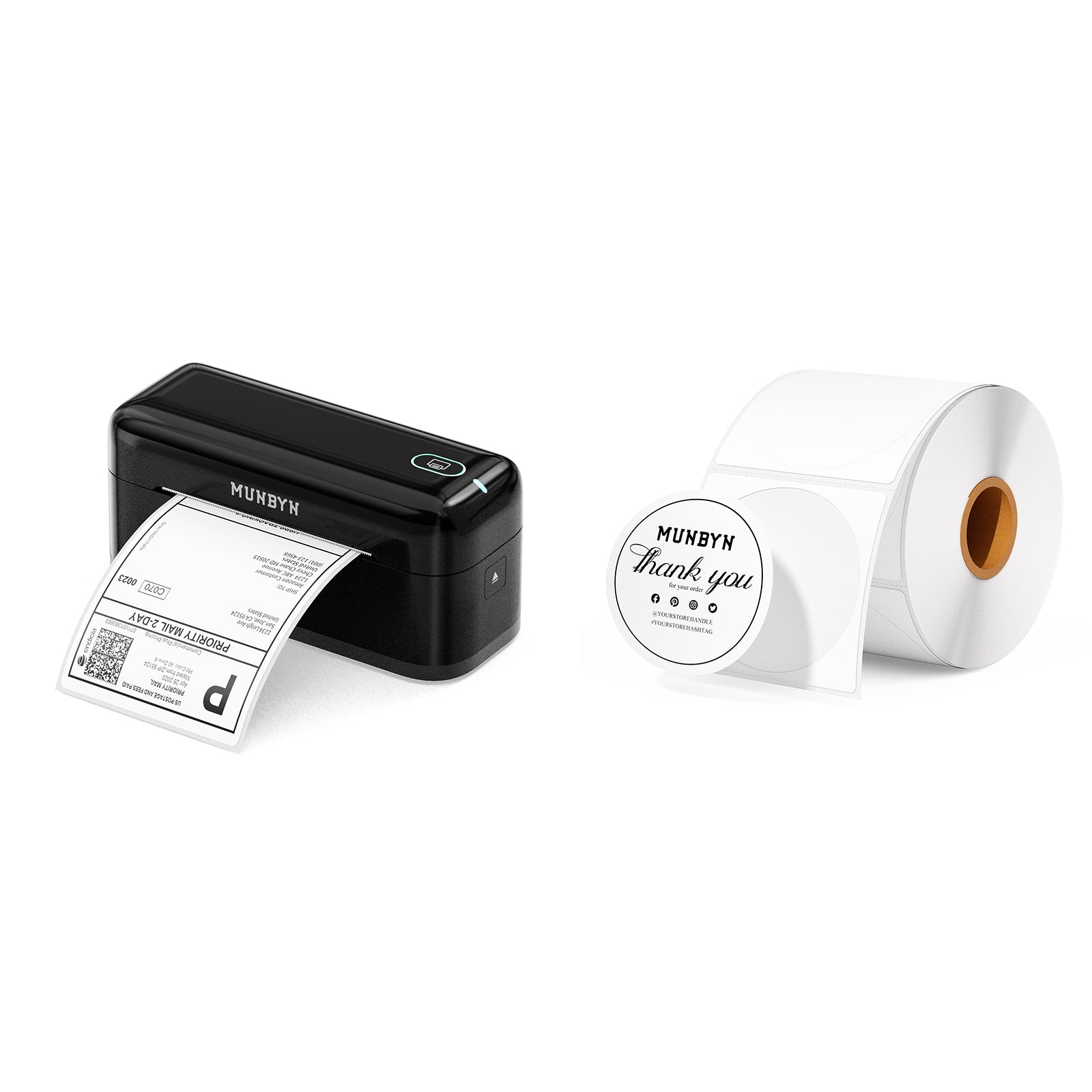 MUNBYN 402B Bluetooth Etikettendrucker Thermodrucker
