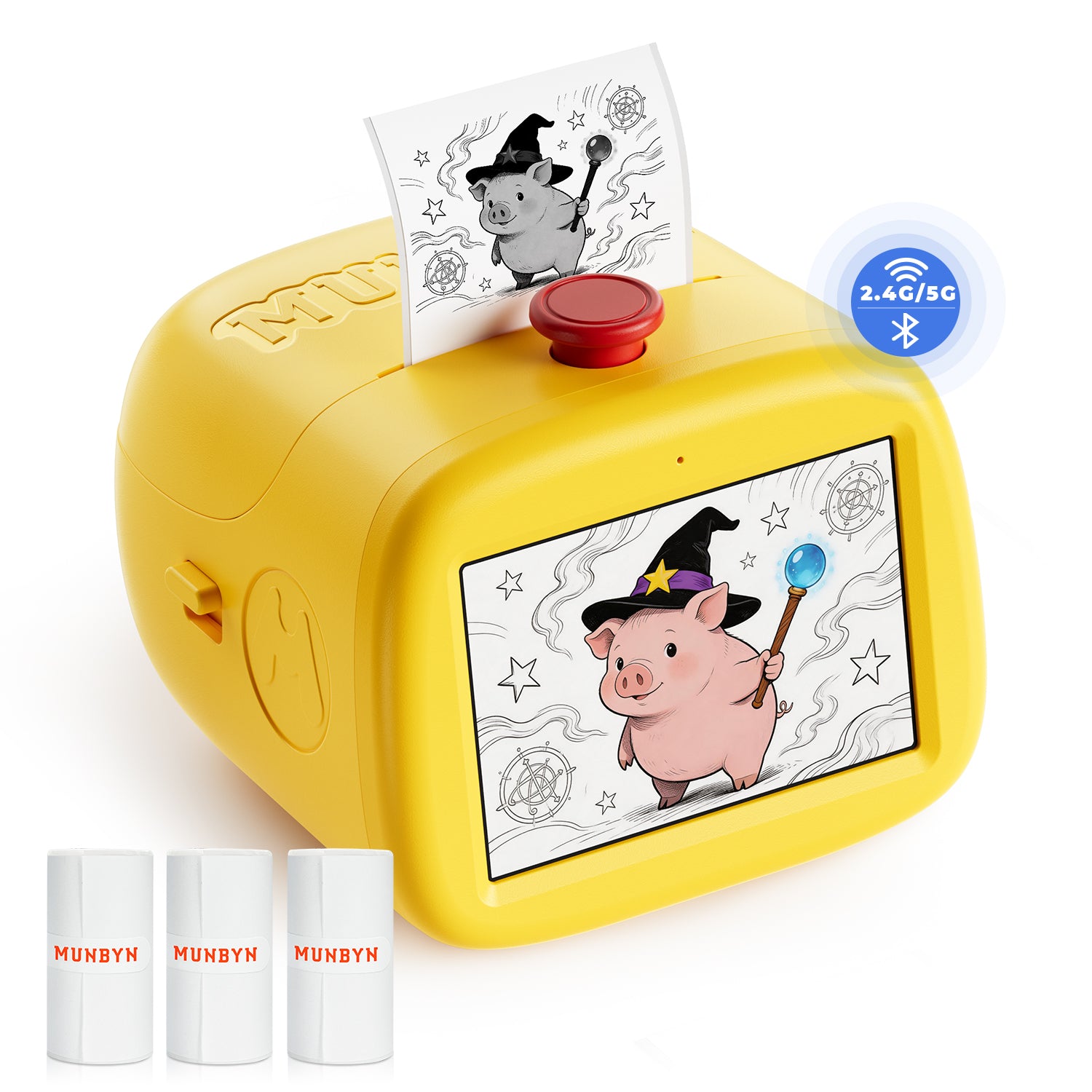 Imprimante d'autocollants MUNBYN Stickee SP01 AI pour enfants