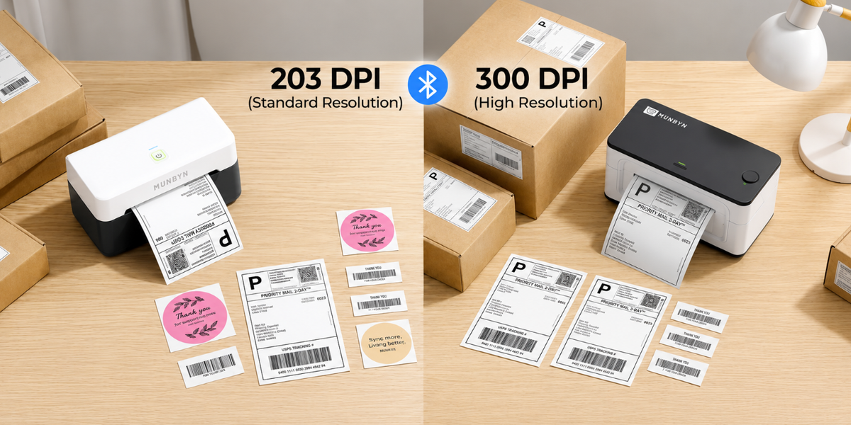 203 dpi vs. 300 dpi