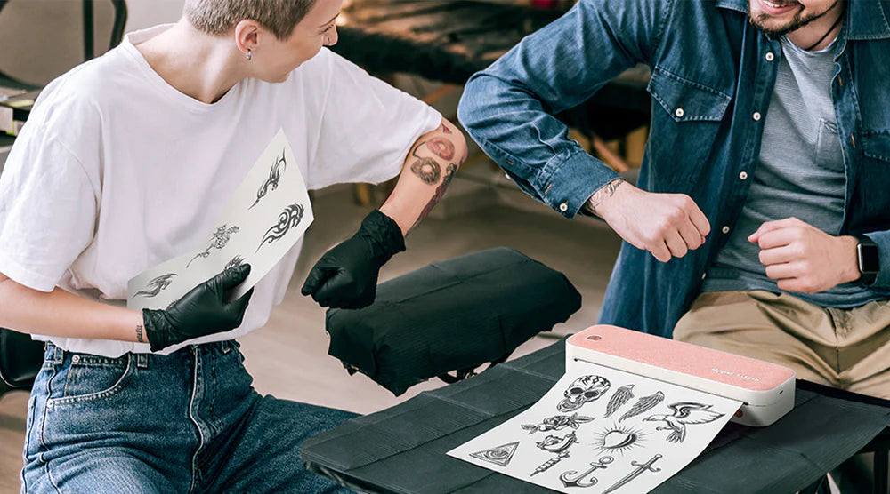 Wie Sie mit einem Thermodrucker Ihre eigenen temporären Tattoos erstellen