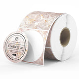 2" Muschelmuster Etiketten