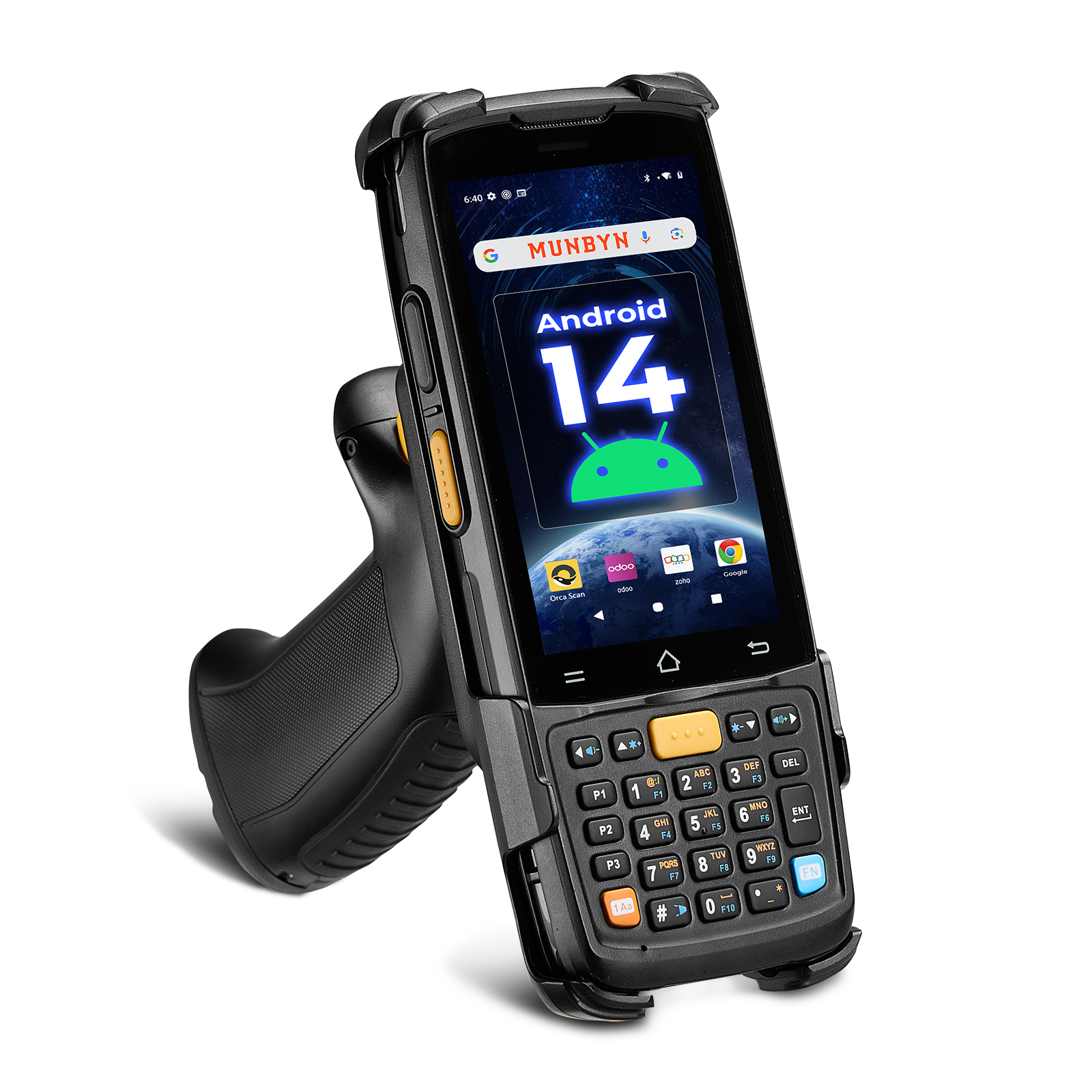 MUNBYN MC005 Android 14 Barcode Scanner for Warehouse Inventory