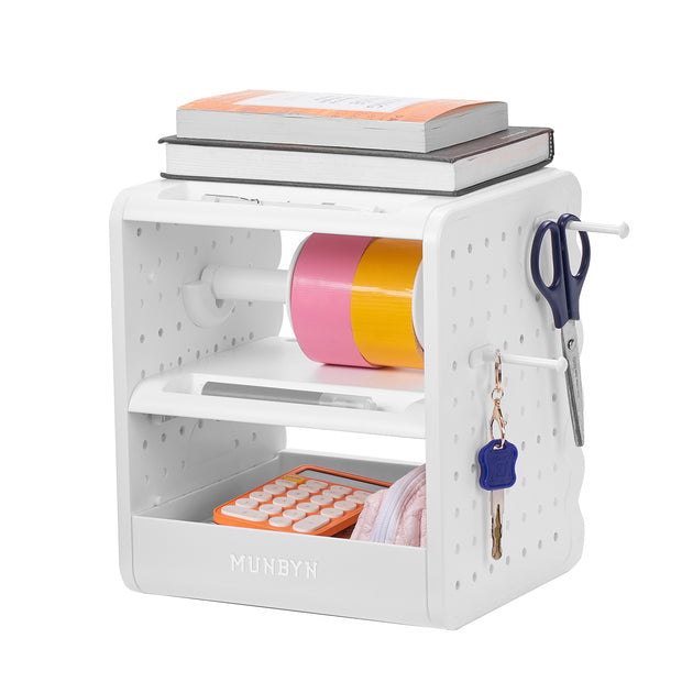 MUNBYN ILH03 5-in-1 Etikettenhalter und Schreibtisch-Organizer