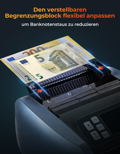 MUNBYN IMC22 Money Counter Machine for Mixed Denominations