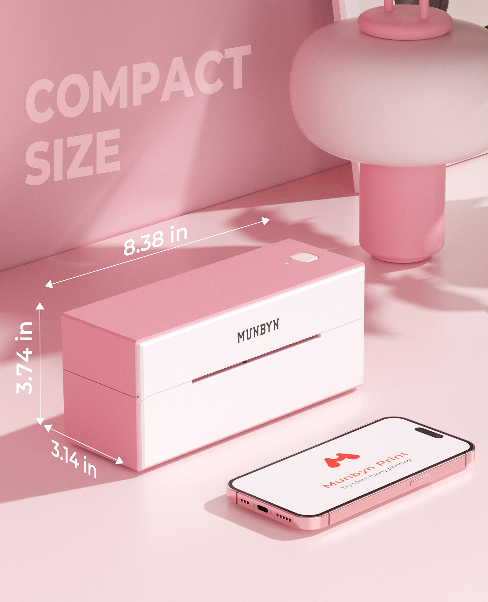 MUNBYN 129B Bluetooth Etikettendrucker Thermodrucker
