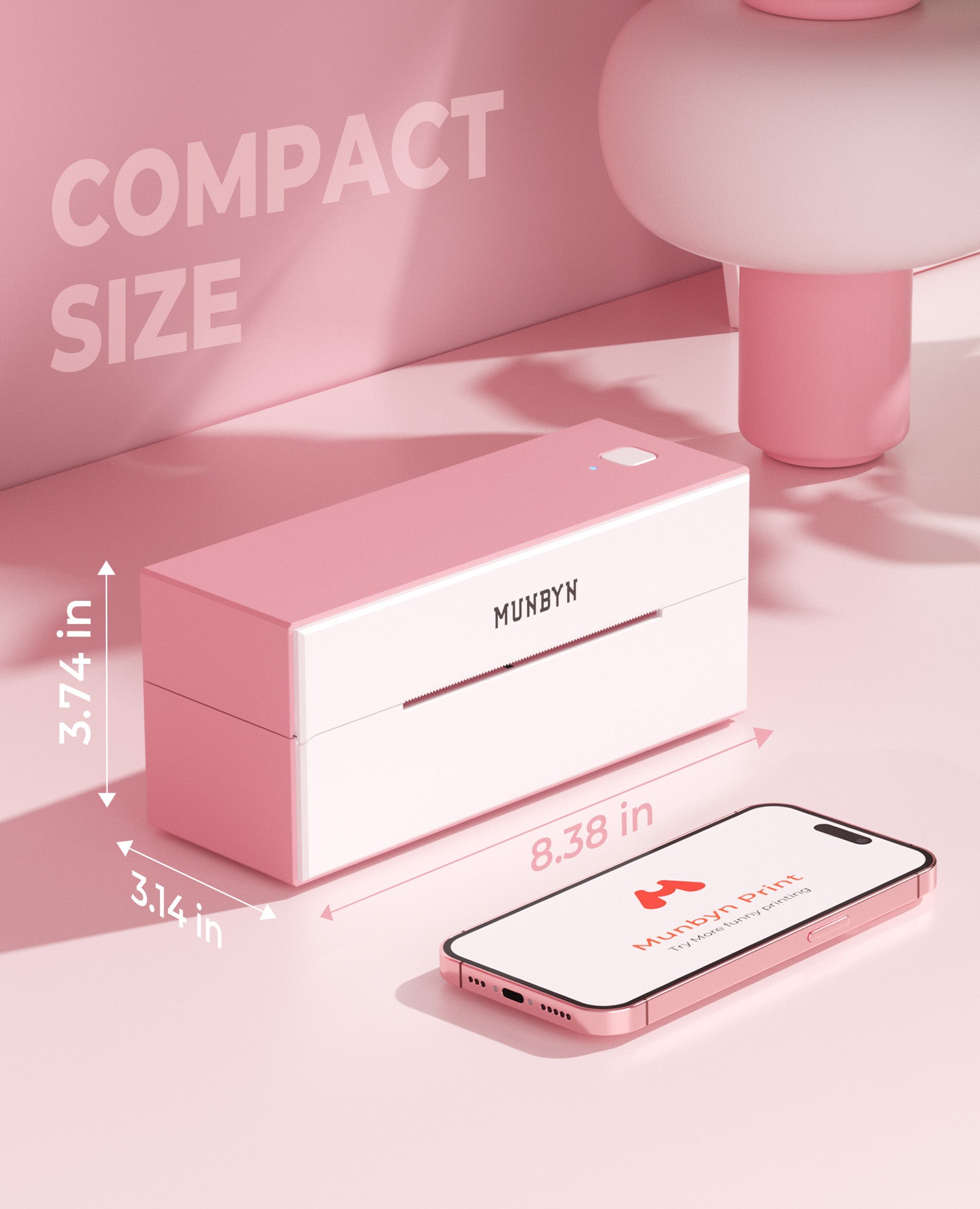 MUNBYN 129B Bluetooth Etikettendrucker Thermodrucker