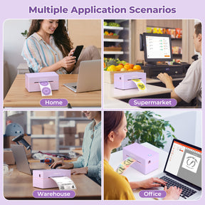 MUNBYN 130B Bluetooth Etikettendrucker Thermodrucker Sets