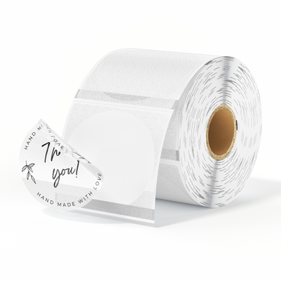 MUNBYN 2" Glitzer-Serie Thermoetiketten | 500 Etiketten pro Rolle