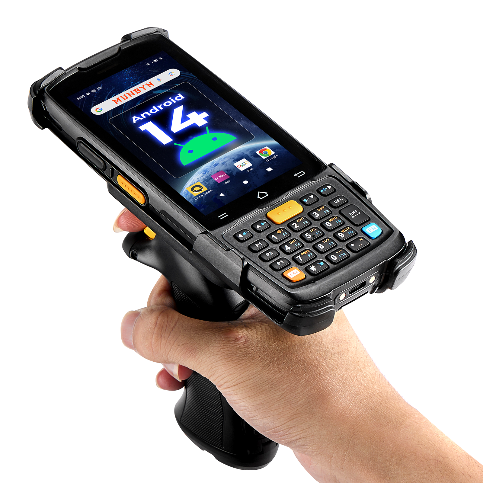 MUNBYN MC005 Android 14 Barcode Scanner for Warehouse Inventory