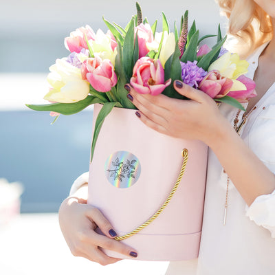 2" Holografische Etiketten Kit