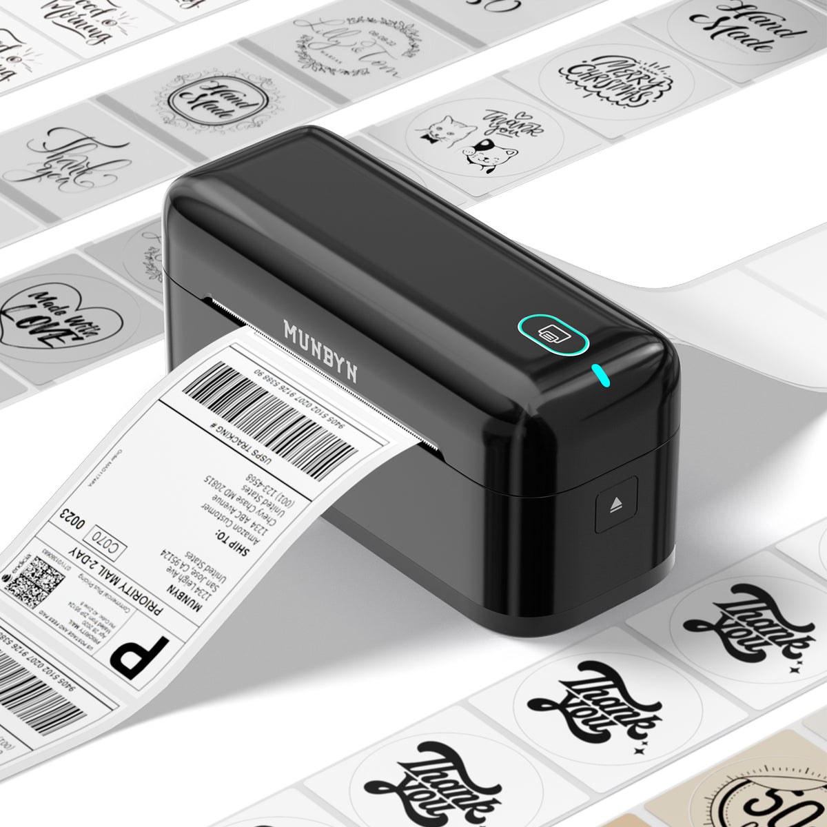 MUNBYN 402B Bluetooth Etikettendrucker Thermodrucker