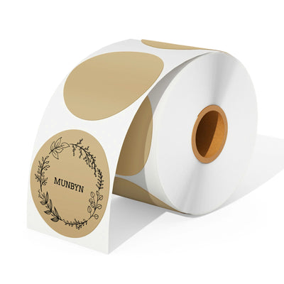 rundes & Quadrat Kraft-Thermoaufkleber