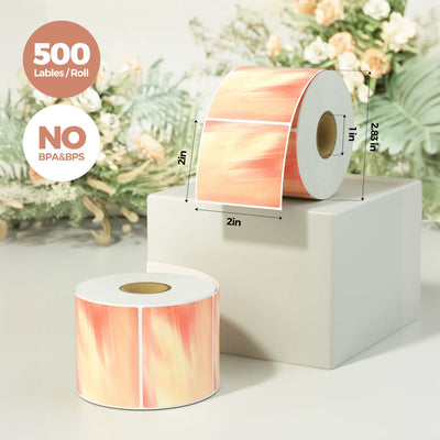 2" Aurora Farb Etiketten