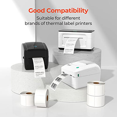MUNBYN RealWriter 403B Bluetooth Thermal Label Printer & Rectangle Labels Retail Barcode Starter Set
