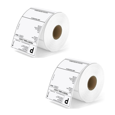 MUNBYN 4" x 6" Versandetiketten Kit auf Rolle für Paketversand