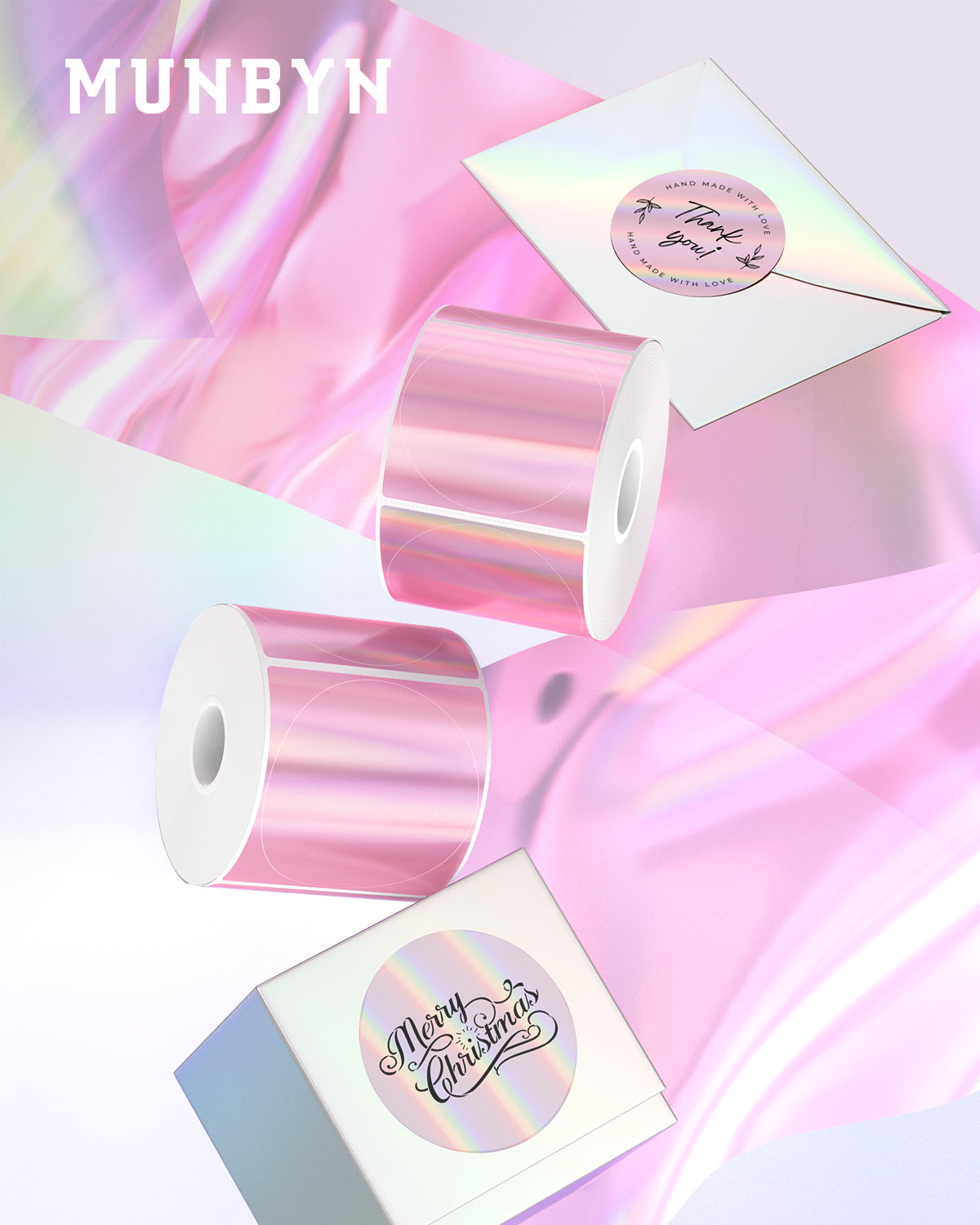 2" Holografische Etiketten