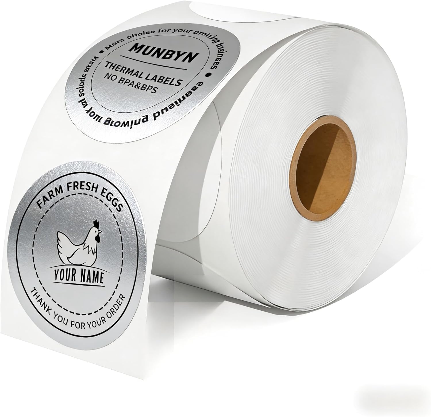 2" Glitzerserie Serie Etiketten