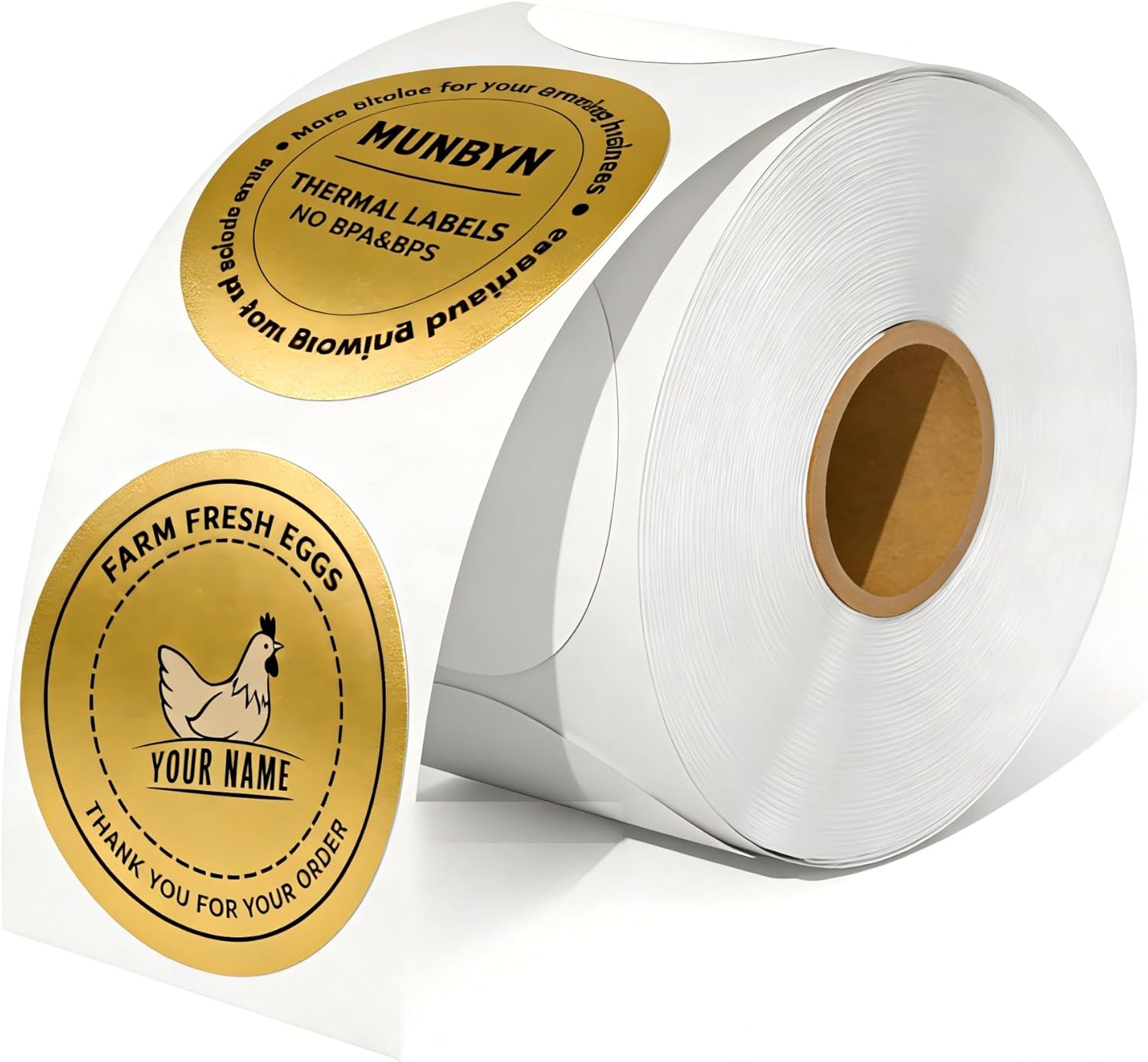 2" Glitzerserie Serie Etiketten