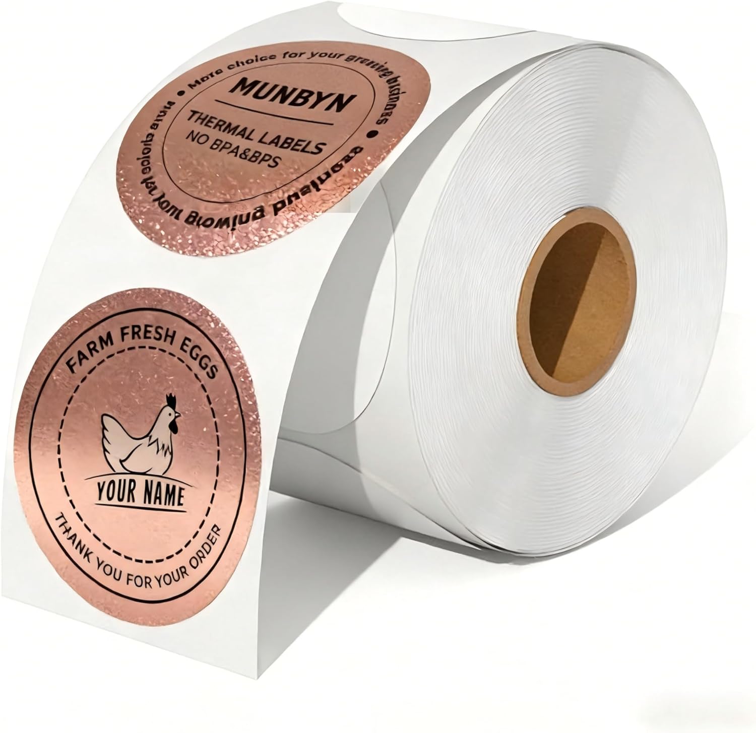 2" Glitzerserie Serie Etiketten