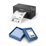MUNBYN 130B Bluetooth Drucker & 4x6 Falt Etiketten Kleidung Versand Starter Set
