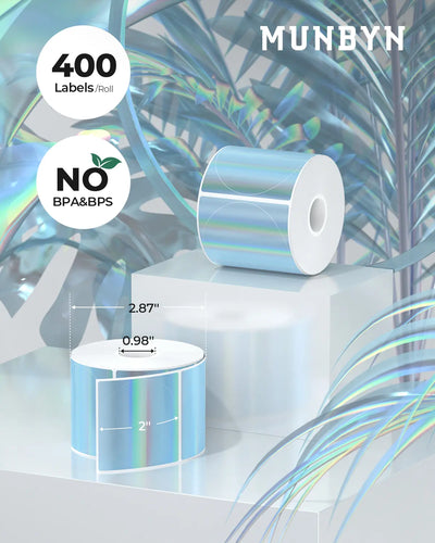 2" Holographic Labels