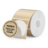 2" round full-color label