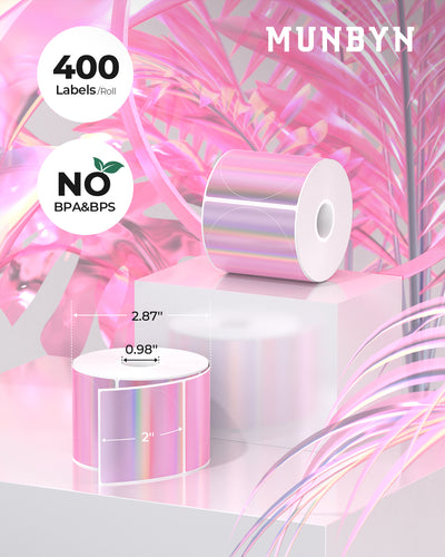 2" Holografische Etiketten