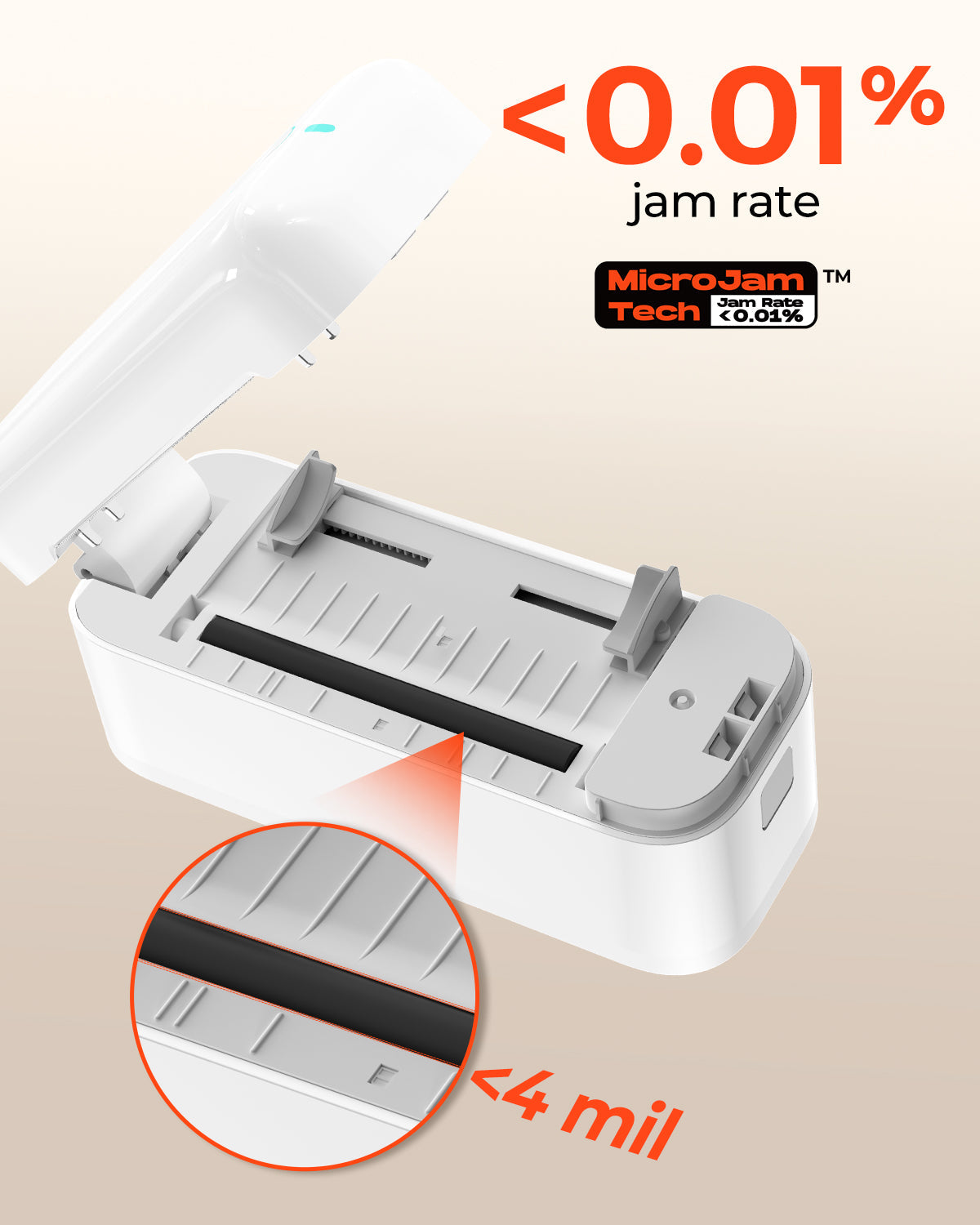 MUNBYN RealWriter 402B Bluetooth Thermal Label Printer & Morandi Labels TikTok Packaging & Branding Elegant Set