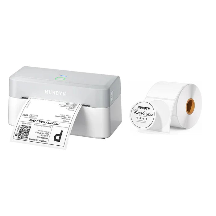 MUNBYN 403B Bluetooth Etikettendrucker, Labeldrucker Thermodrucker