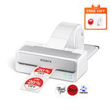 MUNBYN RW405B zweifarbiger Bluetooth Thermodrucker mit Etikettenhalter