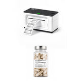 MUNBYN 941BP 300DPI Bluetooth Drucker & Rechteck Etiketten Supplement Produkt Starter Set