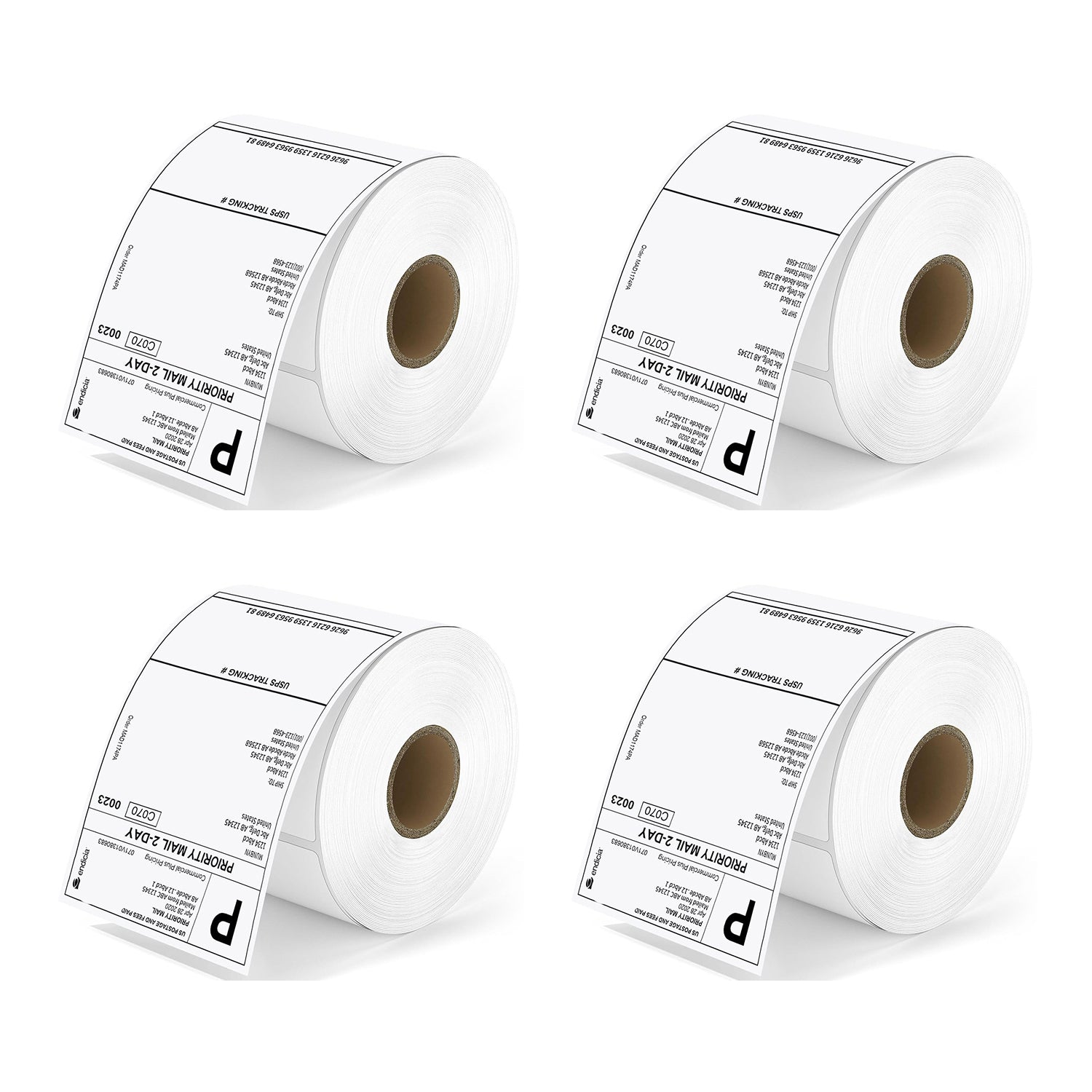MUNBYN étiquettes d’expédition 4" x 6" en rouleau pour l’envoi de colis