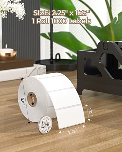 MUNBYN RealWriter 403B Bluetooth Thermal Label Printer & Rectangle Labels Retail Barcode Starter Set